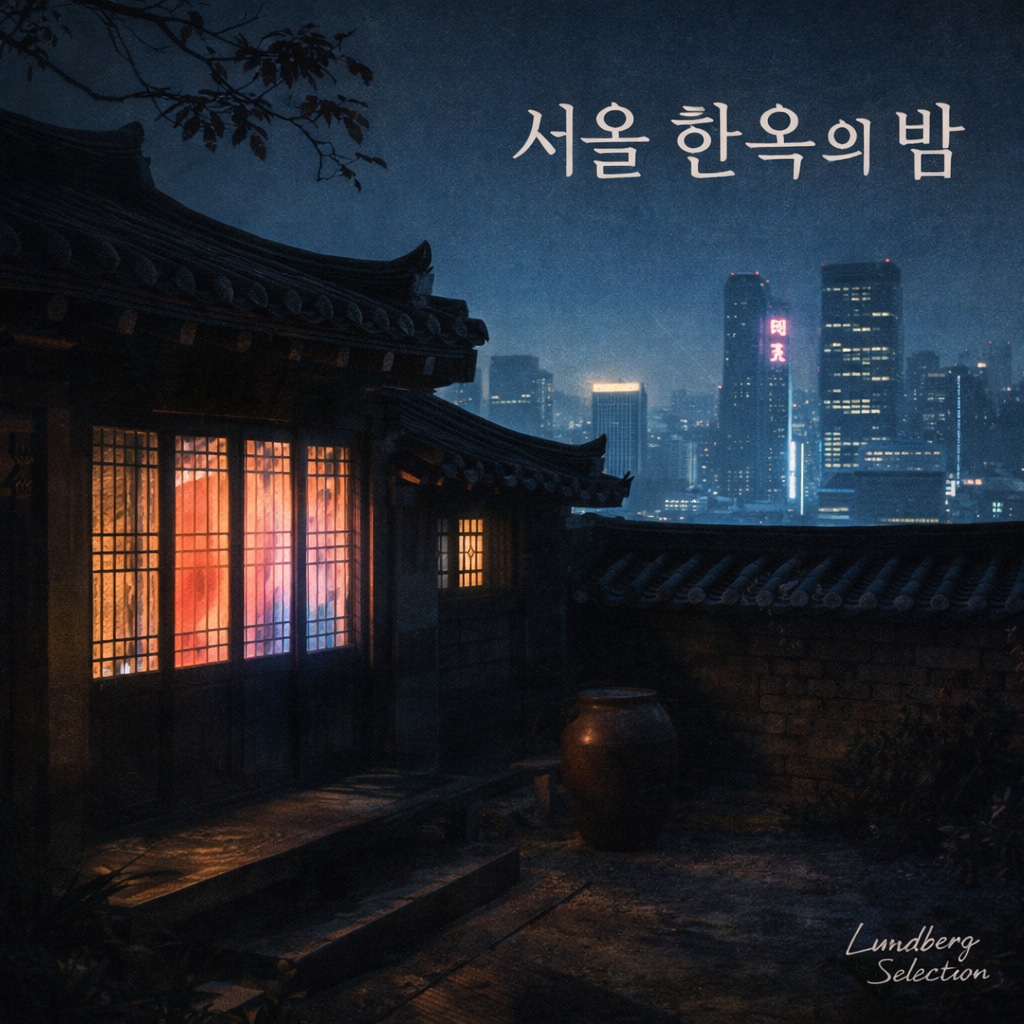 서울 한옥의 밤