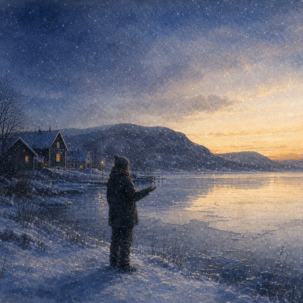 Isen glimmar — Allt finner sin tid