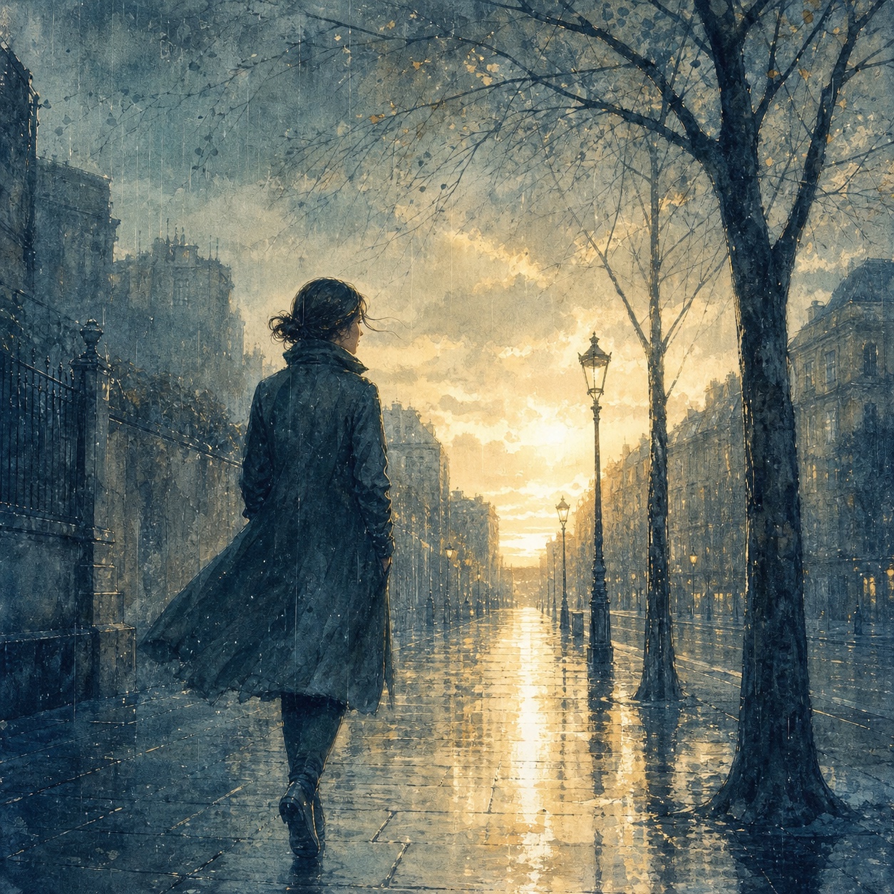 Sous la Pluie — Échos du Temps