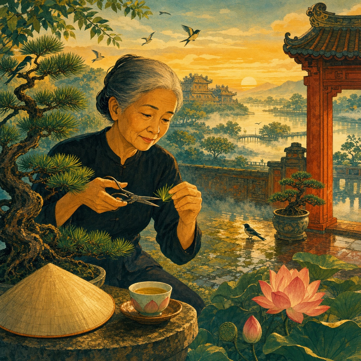 Huế – Ông cụ vườn hoa ngự — Hơi Thở Cuối