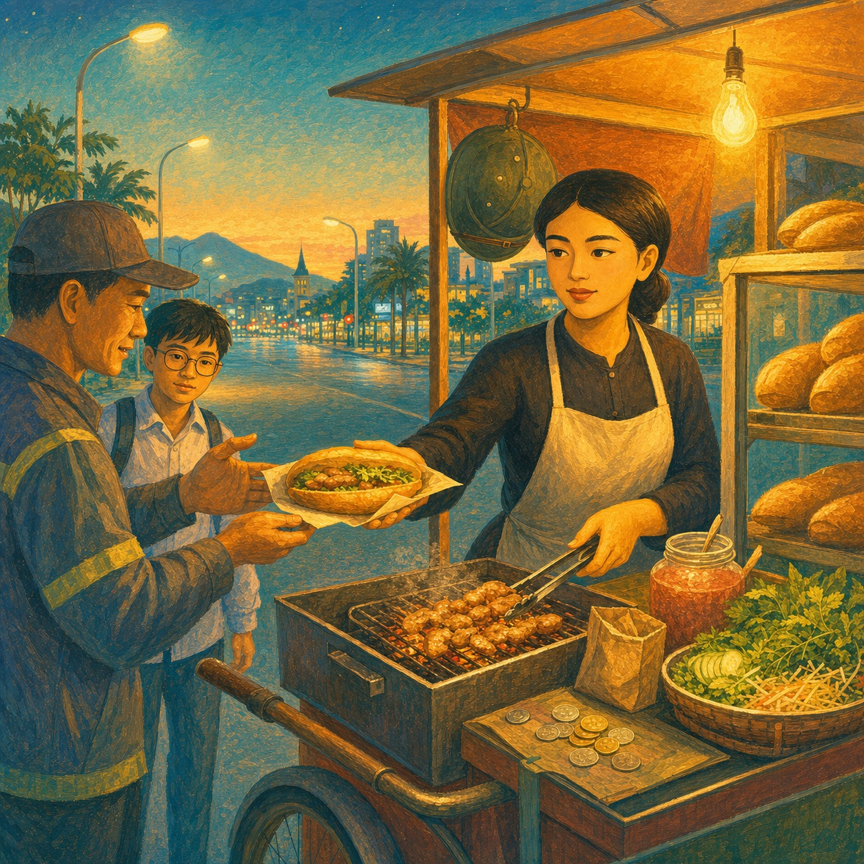Vinh – Người bán bánh mì đêm — Hơi Thở Cuối