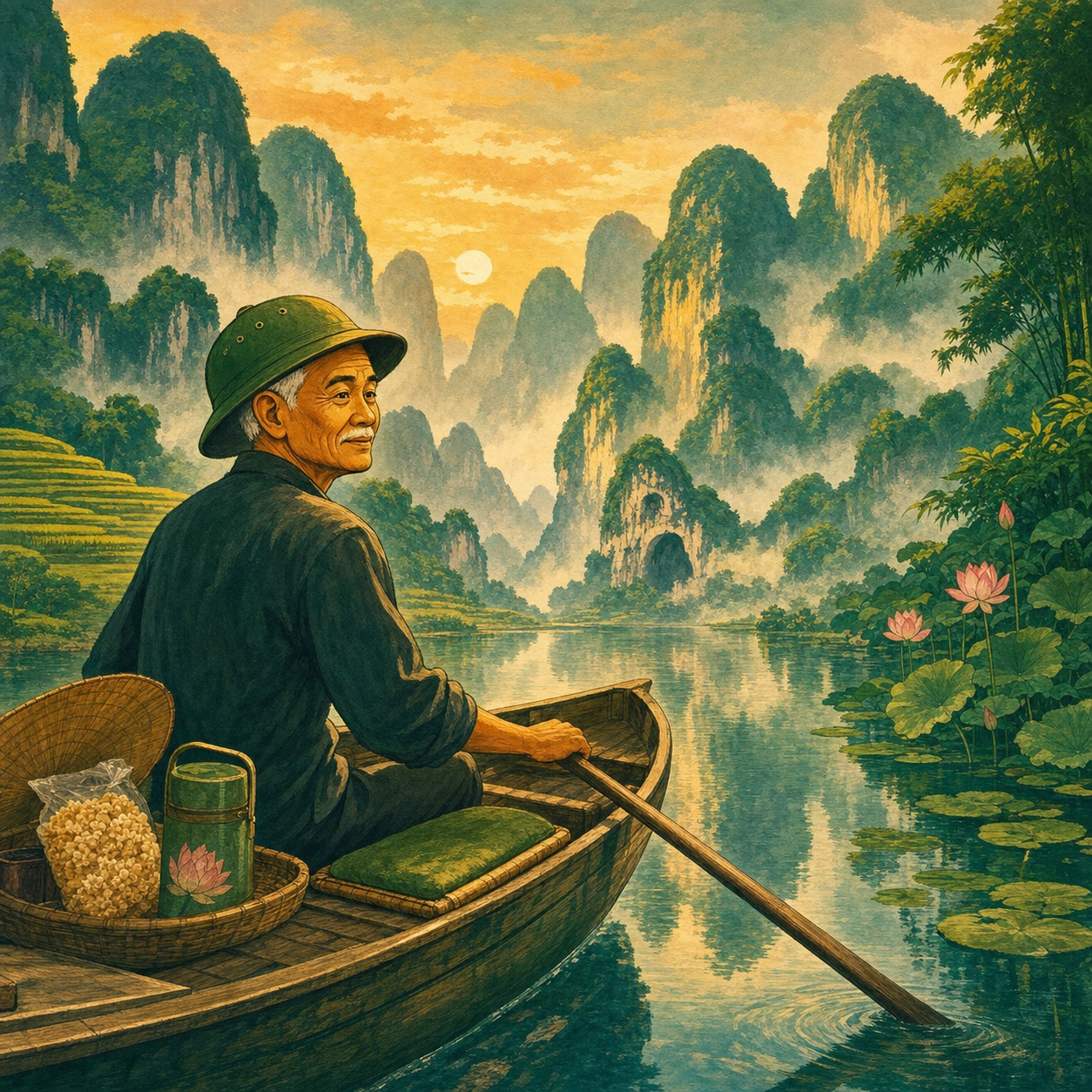Ninh Bình – Tiếng chèo trong sương — Hơi Thở Cuối