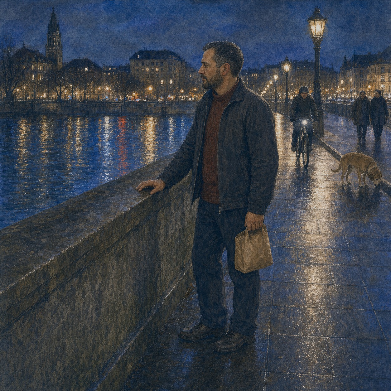 München Bei Nacht — Hamburgs Nebel