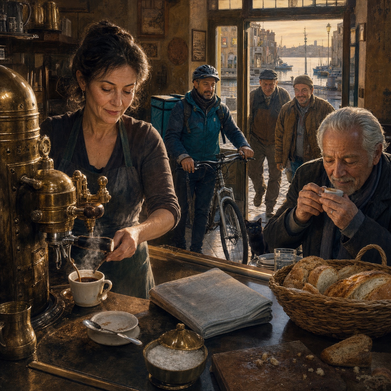 Il primo caffè — La strada che respira