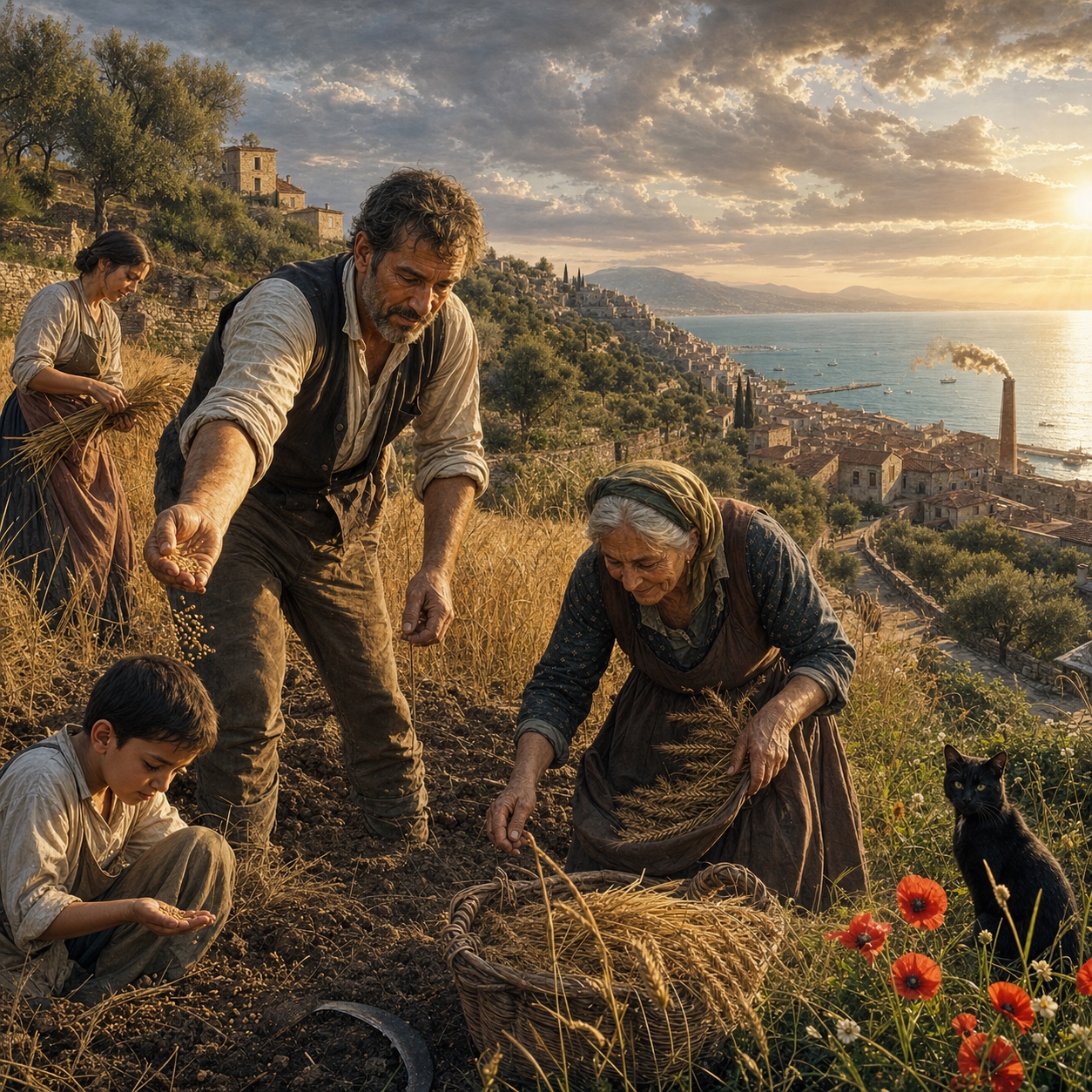Le mani del grano — La strada che respira
