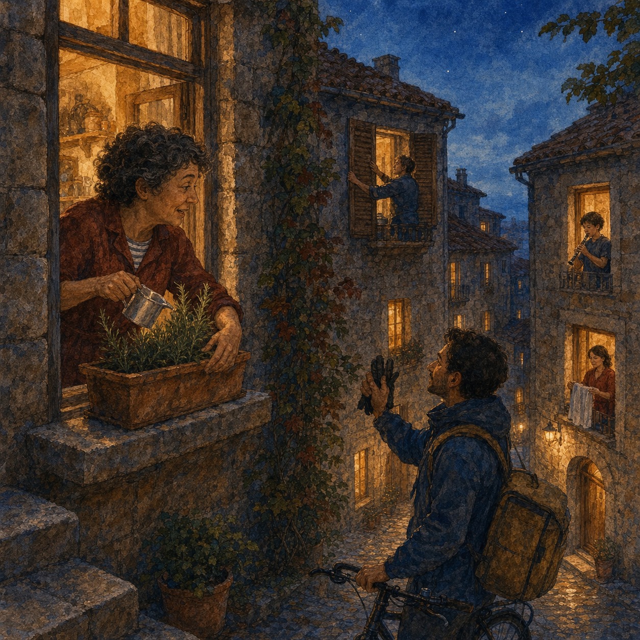 Finestres Canten — Llum Sobre Les Teules