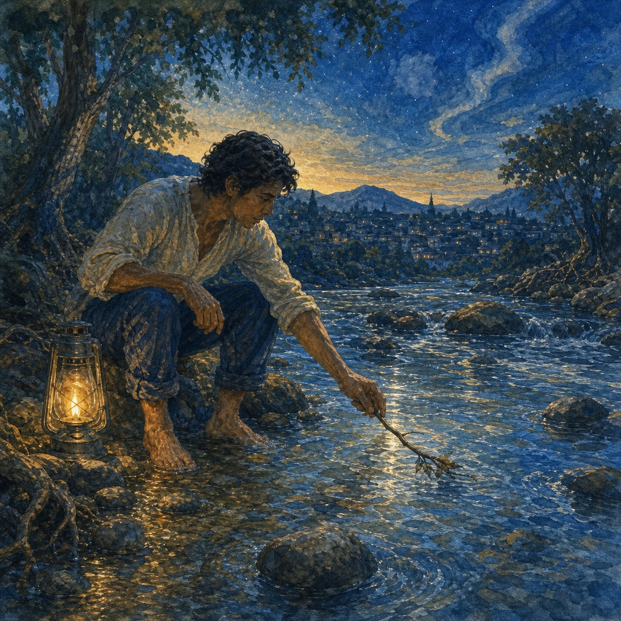 Agua En El Río — Luz En El Vidrio