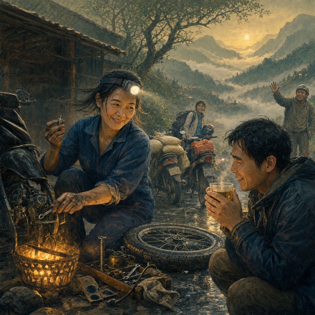 Lai Châu – Chị thợ sửa xe trên đèo — Âm Của Sương