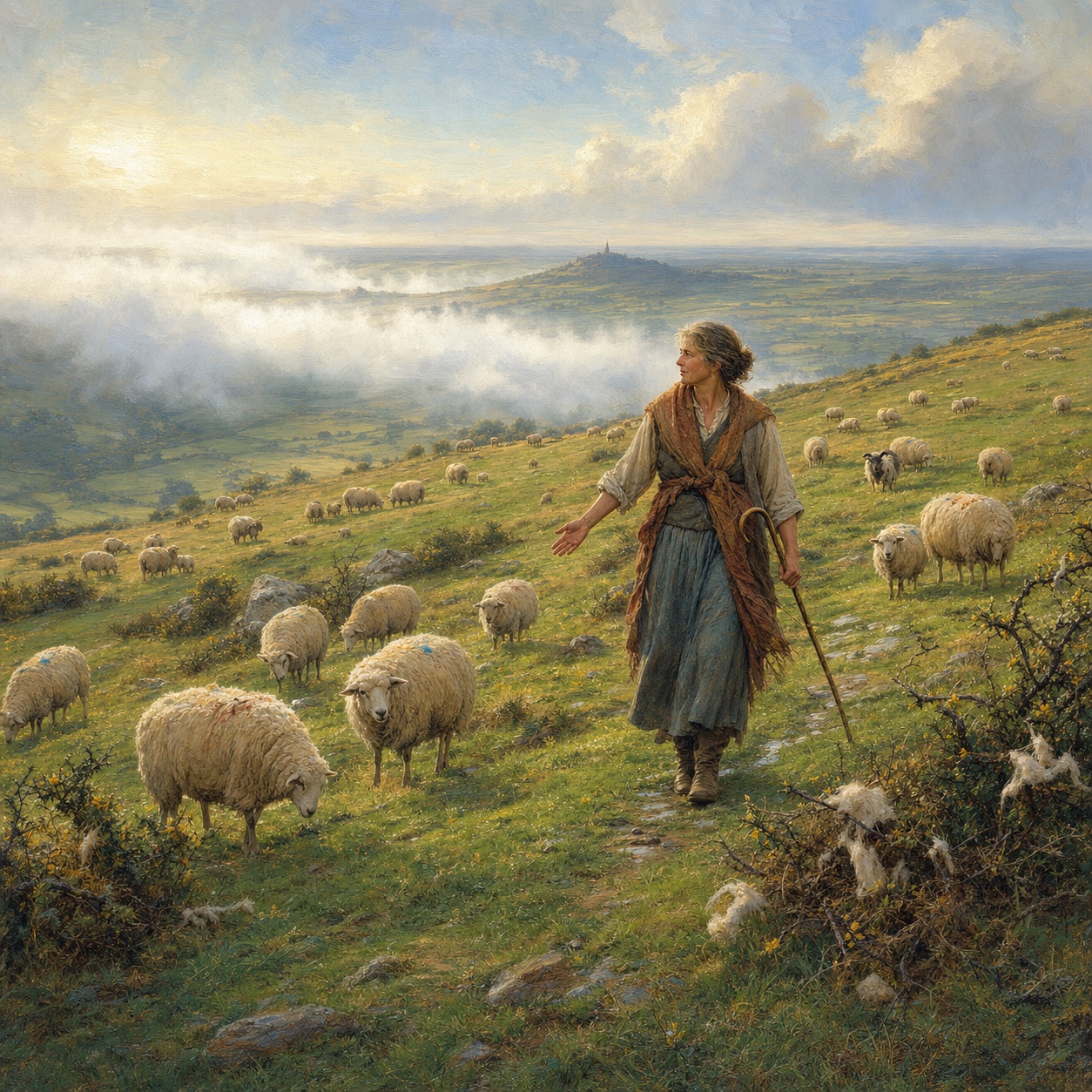 Avranches Moutons Égarés — À Marée Basse