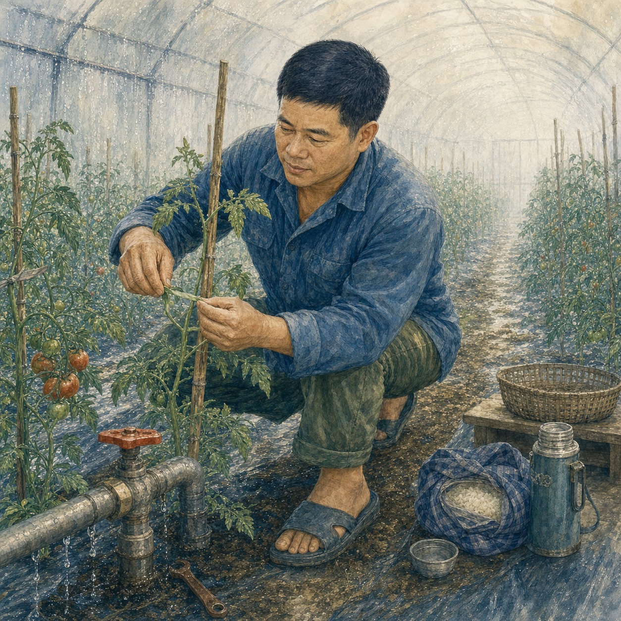 Đà Lạt – Người trông nhà kính buổi sáng — Người Trong Sương