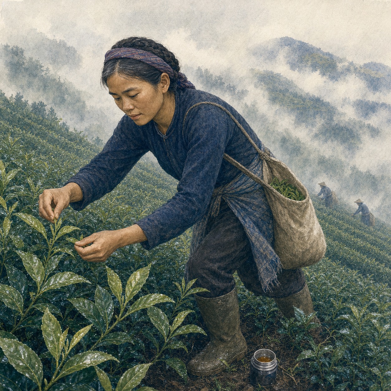 Cầu Đất – Người hái trà trong sương — Người Trong Sương