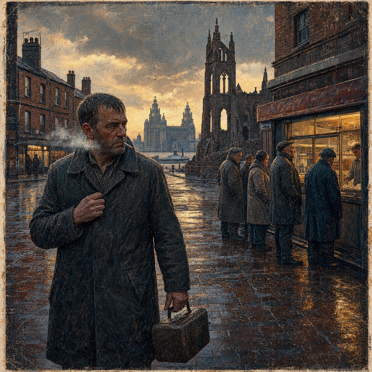 Liverpool Street Before Work — Raw Isles, Salt and Rust