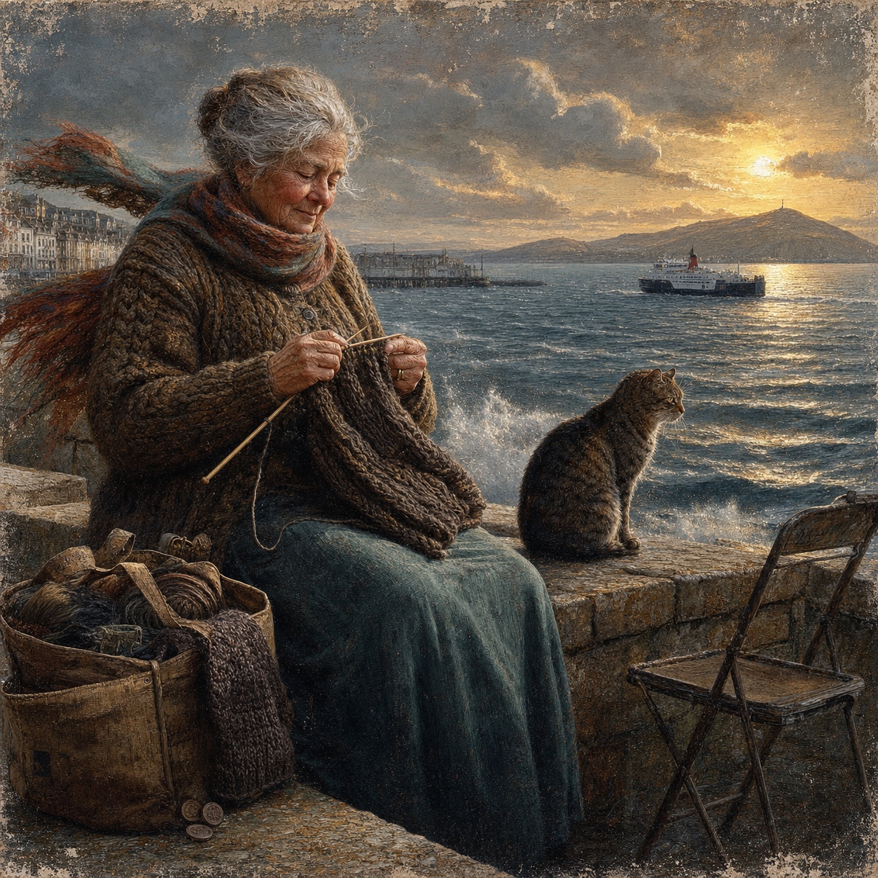 Isle of Man Knitting Weather — Raw Isles, Salt and Rust
