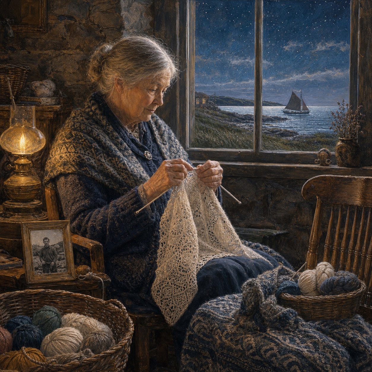 Shetland Knitter — Raw Isles, Whisper and Tide