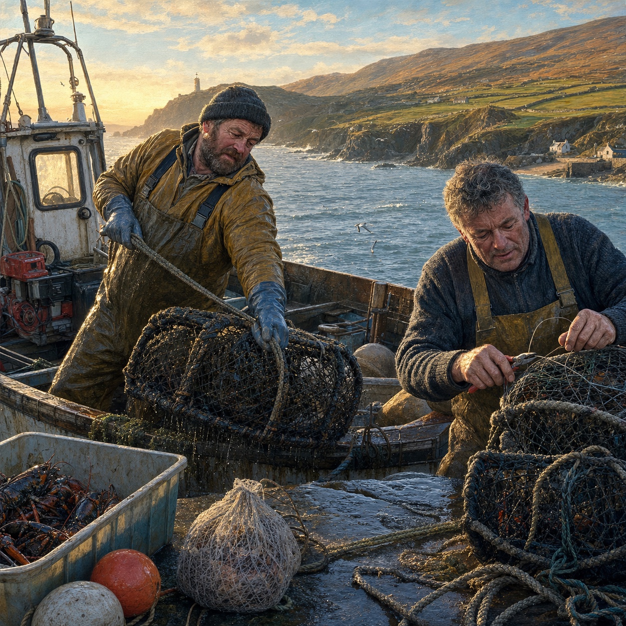 Isle of Man Lobster Trapper — Raw Isles, Whisper and Tide