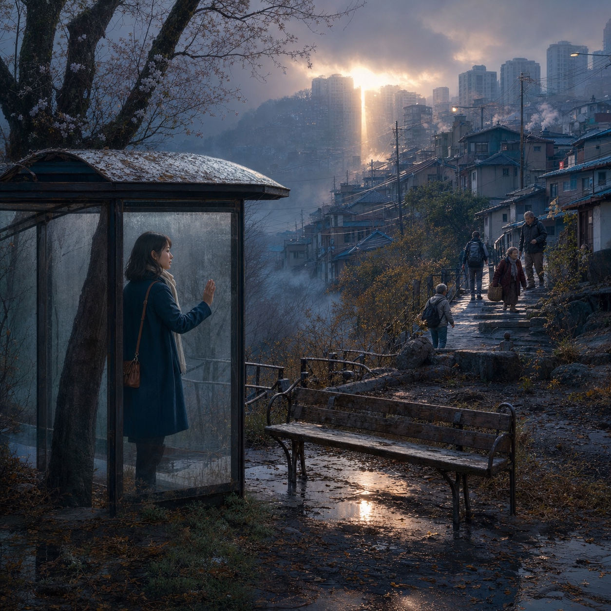 예감 의 새벽, 첫 빛 — 새벽의 숨결