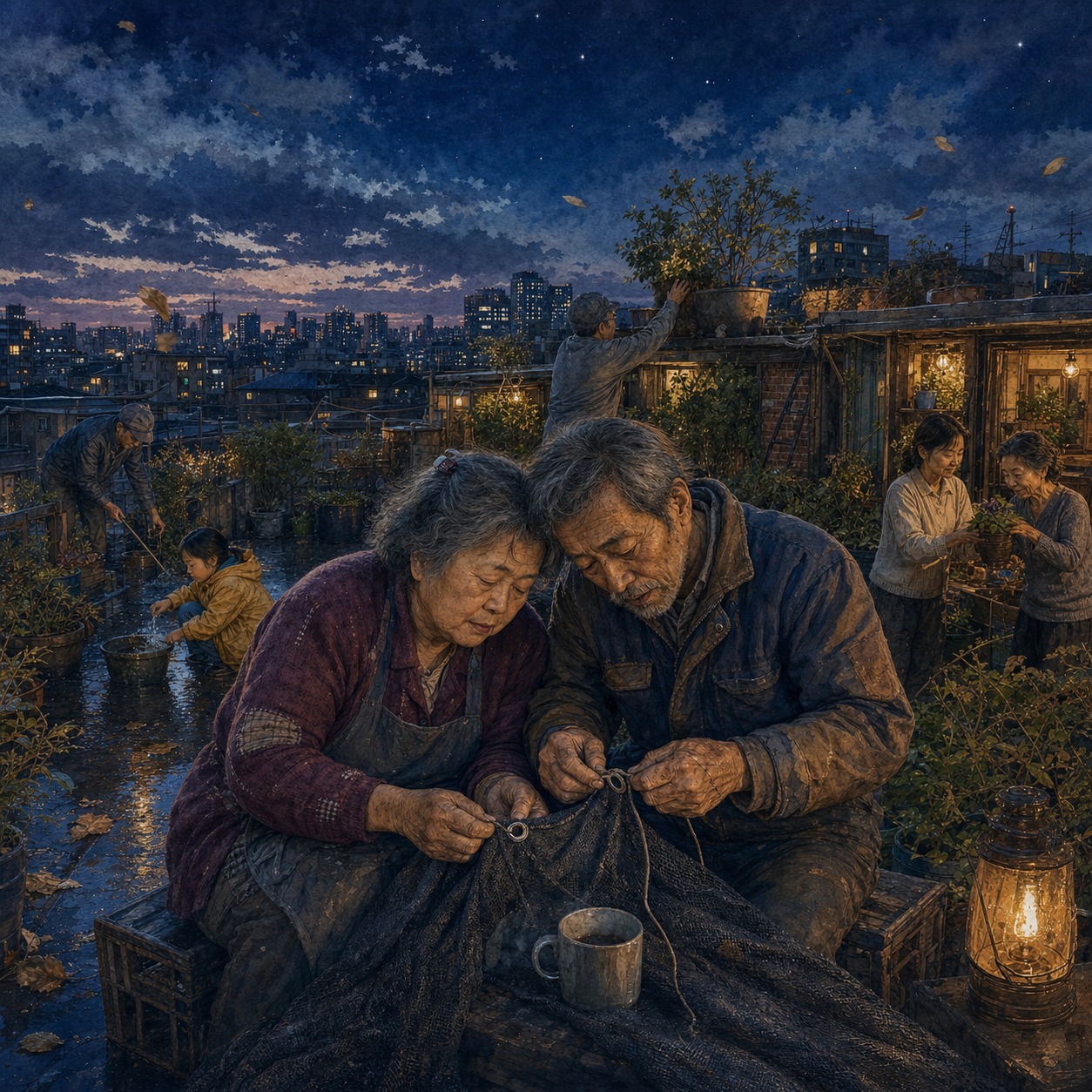 저녁 바람 — 새벽의 숨결