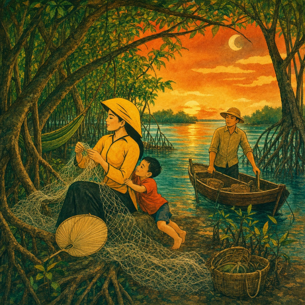 Cà Mau – Dưới tán đước — Xuống Đồng Bằng