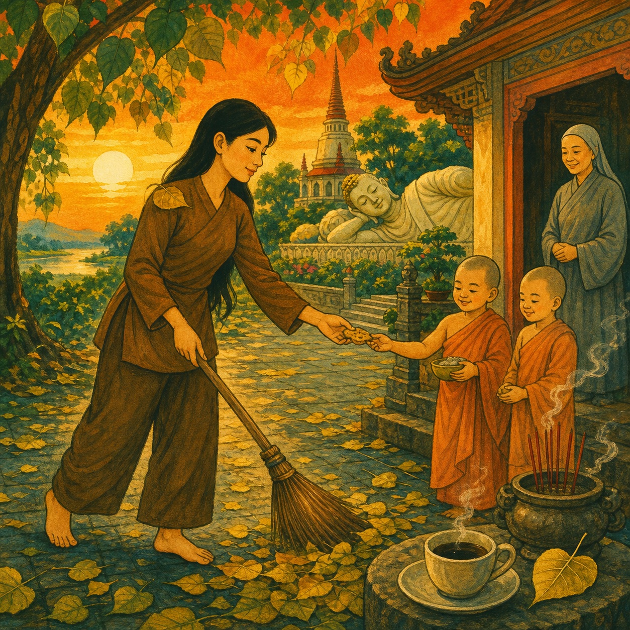 Long Xuyên – Chùa Phật nằm — Xuống Đồng Bằng