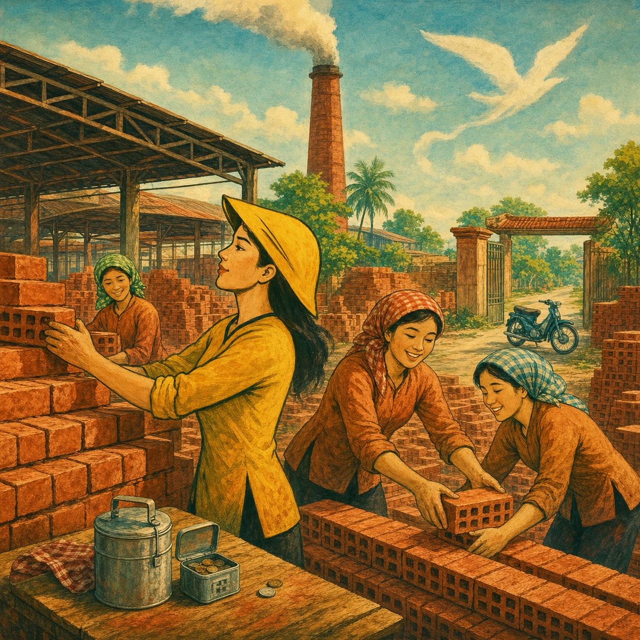 Biên Hòa – Cô gái nhà máy gạch — Xuống Đồng Bằng