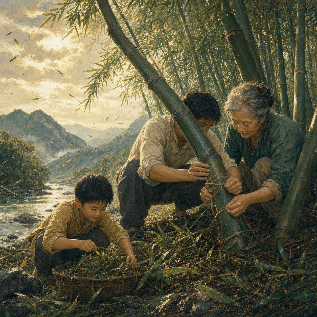 风中竹 — 永恒之步